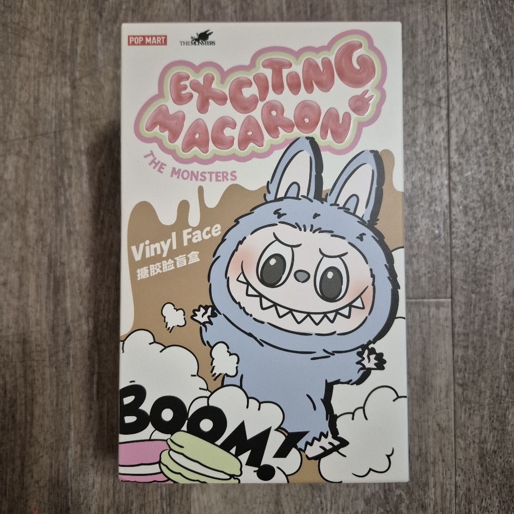 Labubu BPOP MART The Monsters Exciting Macaron Action Figure Blind Box